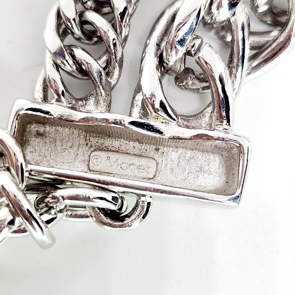 Stylish Multi-Layer Silver Necklace - image 5